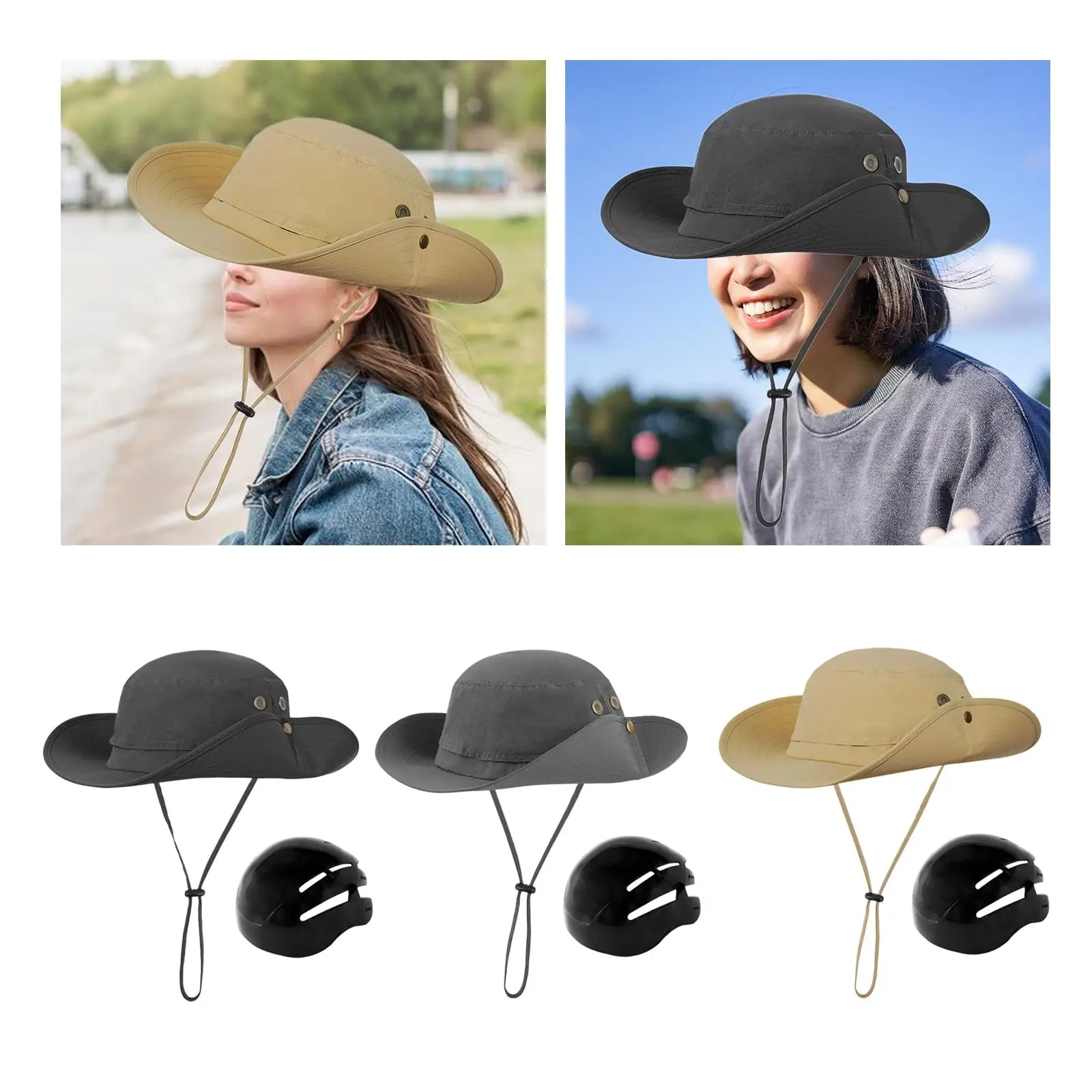 Bicycle Helmet Shock Absorbing Cyclist Helmet Hiking Hat Summer Impact Resistant