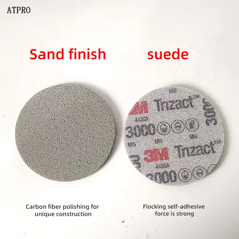 Sandpaper Set Polish Sand Paper Sandpaper Tools 3M02087 Pyramid 3 Inch Sponge Sandpaper 3000 Mesh Paint-Finish Finishing Beauty Polishing Sandpaper Flocking Sanding Cotton