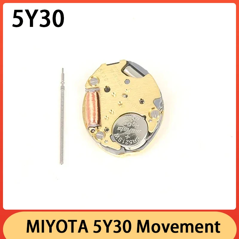 

Кварцевый электронный механизм MIYOTA 5Y30, запасные части для часов с тремя стрелками, стабильное качество, точное время работы в дороге, оригинал