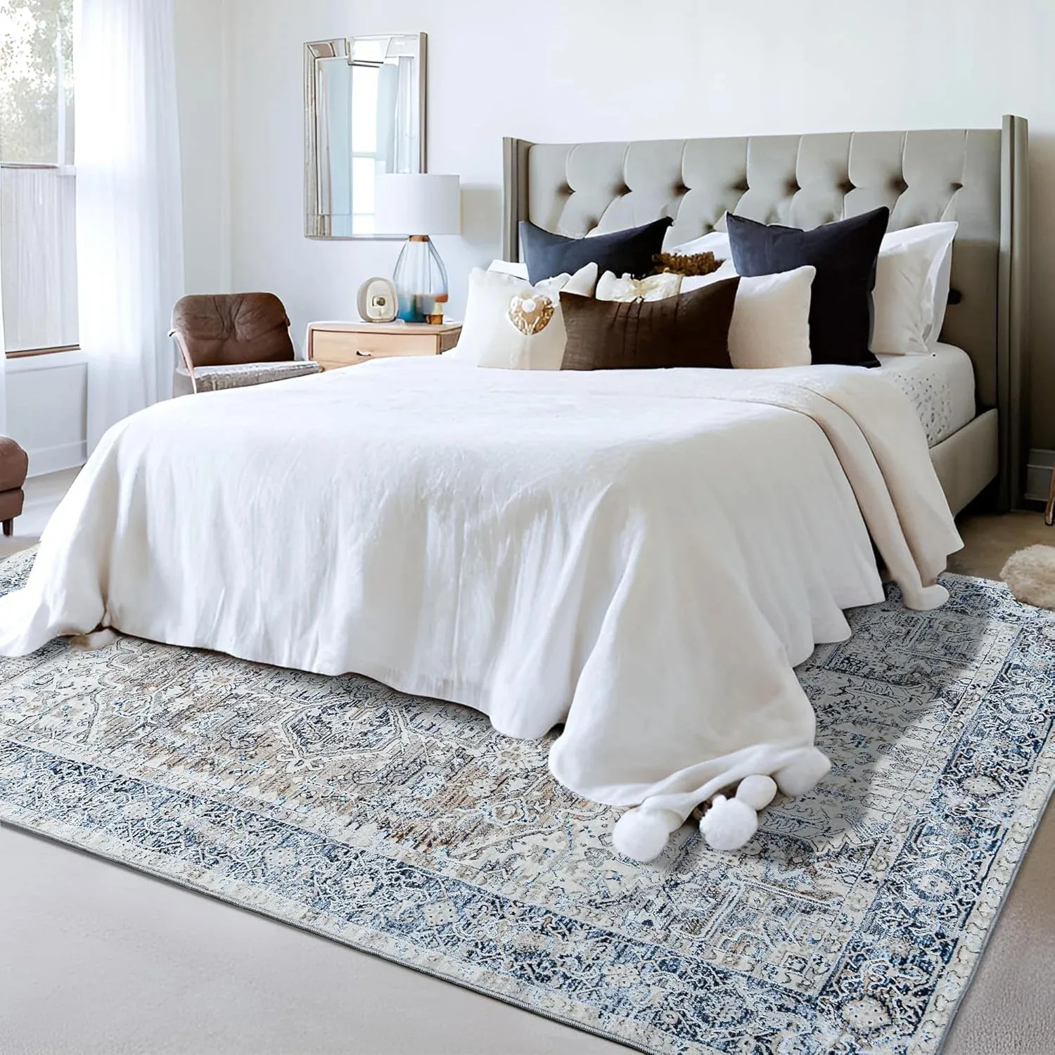 Cashmere Faux Area Rugs 3