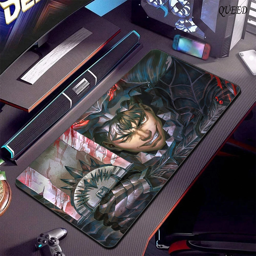 Enhanced Gaming Desk Mat - Berserk Guts Anime XXL Mousepad