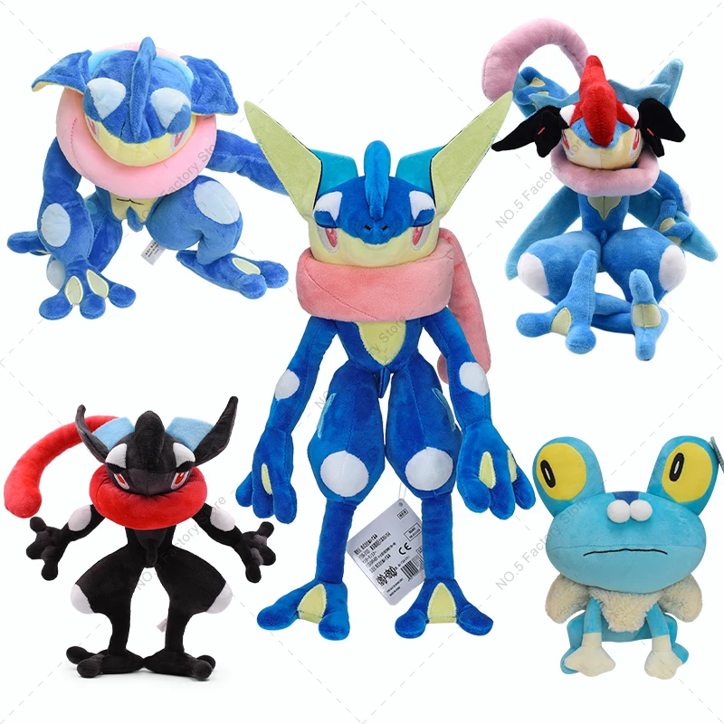 

24-33cm Pokemon Cute Greninja Stuffed Toy Pocket Monster Anime Soft Stuffed Animal Plush Doll Children Kids Birthday Gifts