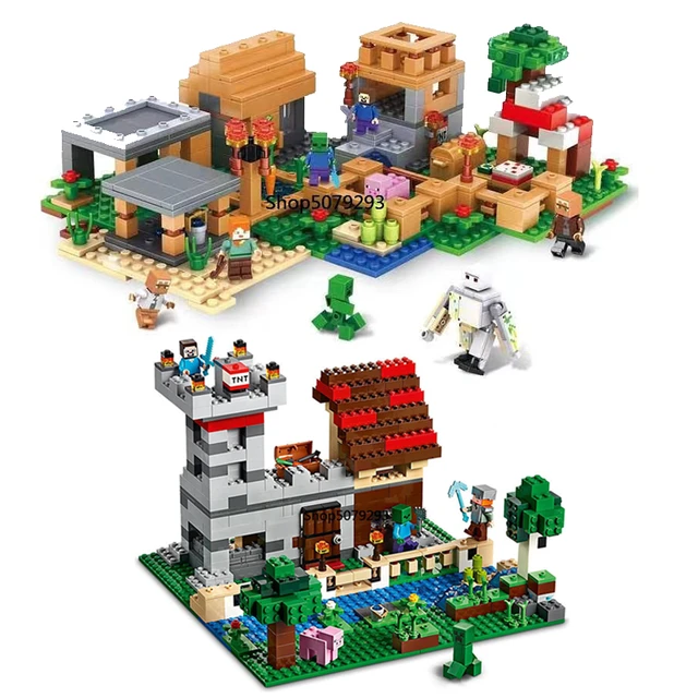 Lego Minecraft 21128 Village | Minecraft Bricks Village | Awesome Buildings - Blocks - Aliexpress