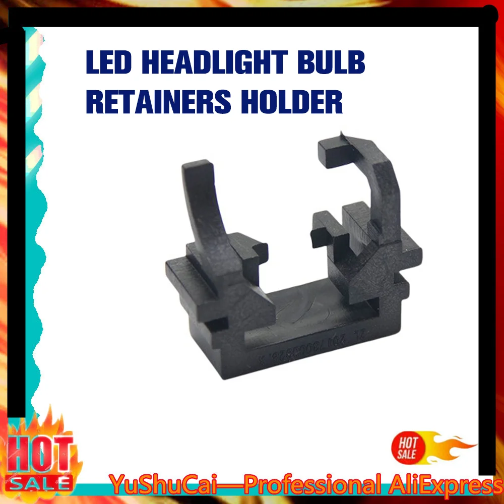 H1 Led Headlight Bulbs Retainers Car Headlight Bulb Adapter Base
