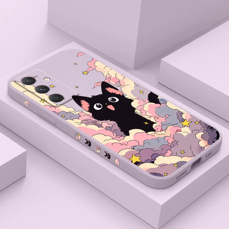 Cloud Colorful Cat Phone Case Cover