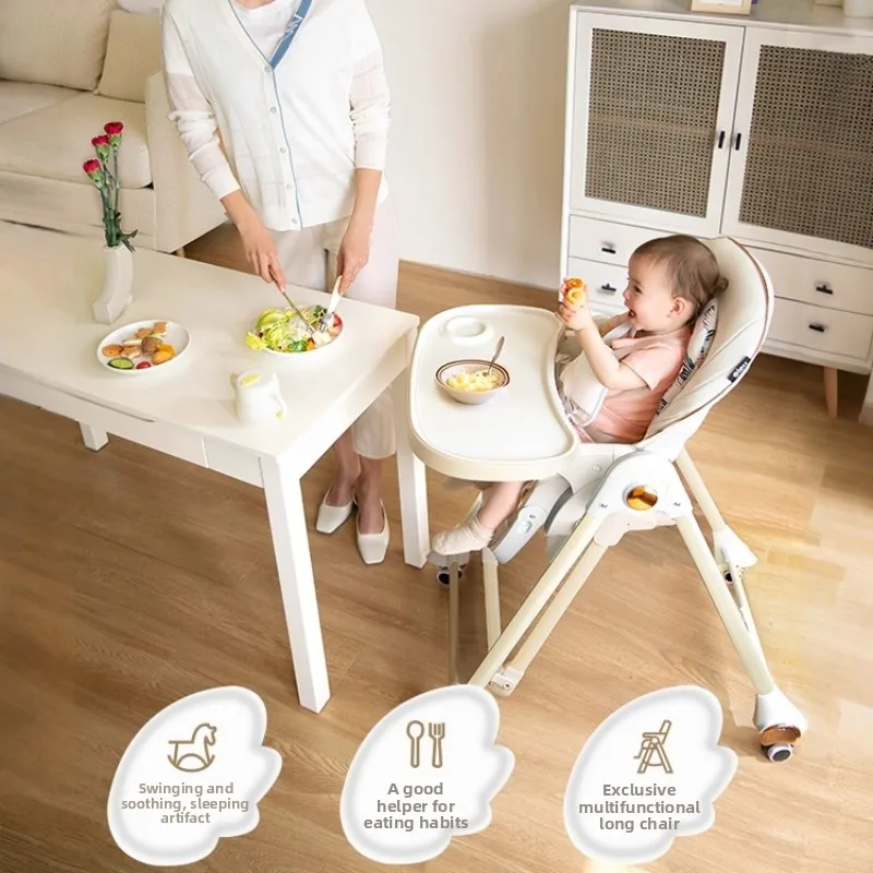 2 in 1 식탁의자 다기능 접이식 용 의자 휴대용 식탁 흔들의자 스윙 의자