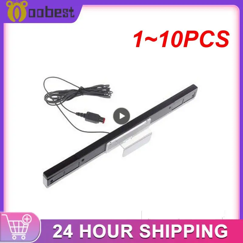 Barra Del Sensore Da 1 ~ 10 Pezzi Da 20Cm Per La Sostituzione Wii Barra Del Sensore A Raggi Infrarossi Cablata Per Console Wii E Wii U Con 2 Metri