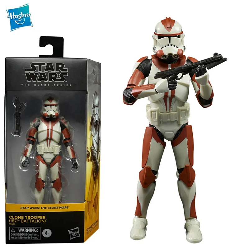 

Hasbro Star Wars The Black Series Clone Trooper 187Th Battalion 6 Inch Action Figure Collectibles Toys