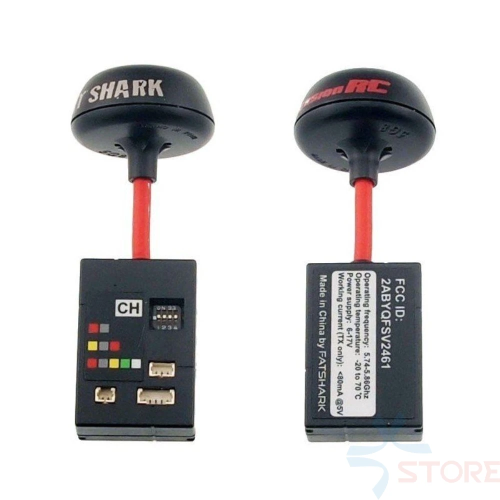 Fatshark Fat Shark CE FCC Certified 5.8GHz 25mW 7 Channel VTX FPV Video Transmitter FSV2461 