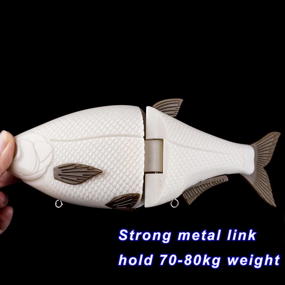 1Pcs Chan's Huang Big Game Glide Bass Fishing Lures 23cm 133g Slow Sink Unpainted Blank Swimbait Fishing Tackle for DIY fishing lure