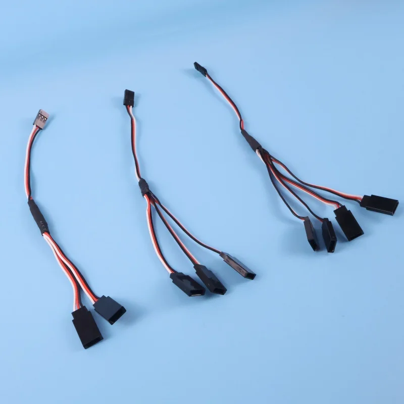 Câble extension servo 200mm 1 à 2/3/4 pour RC voiture bateau avion