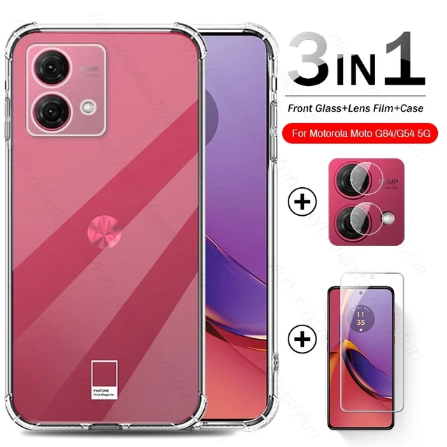 Funda protectora de teléfono para Motorola Moto G84 5G, carcasa de