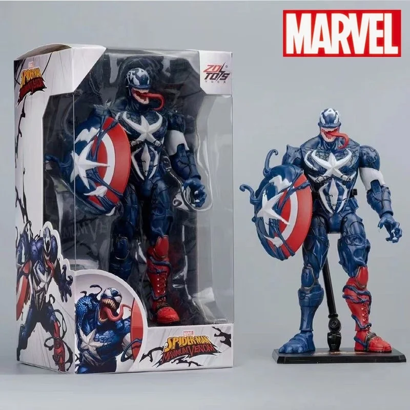 

ZD Original Venom Parasitic Captain America Black Panther Carnage 1/10 Marvel legends Action Figure Anime Collection Toys Gifts