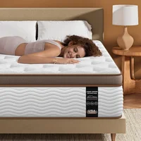 Premium Queen Mattress 14 Inch - Hybrid Mattress with Advanced Pocket Spring Technology - Pain Relief and Motion Isolation 1