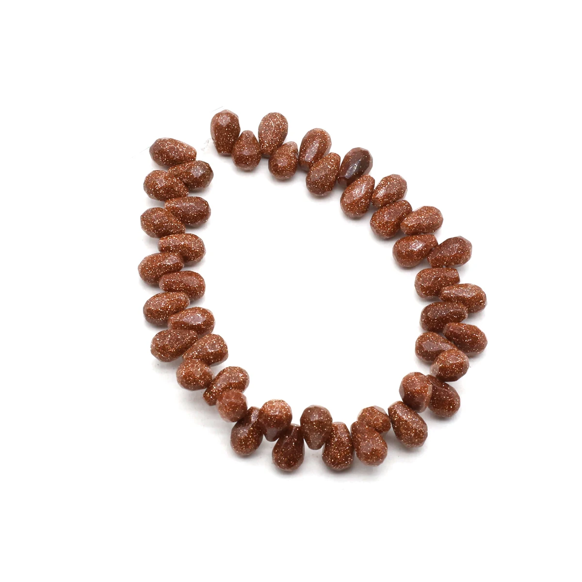 Natural Stone Faceted Prismatic Water Drop Crystal Agate Opal Beaded Reiki Healing Jewelry Making Necklace Earring Accessories