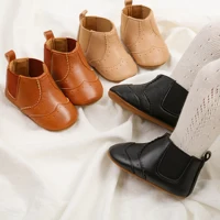 Baby Booties Vintage Anti-slip Sole Winter Warm Baby Boys Girls Shoes Snow Booties First Walkers Infant Shoes 1