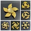 1Pc Gold Colour Series Decompression Fingertip Gyro Creativity Hand Spinner Alloy Metal Fidget Adult Kid Stress Relief Funny Toy 2