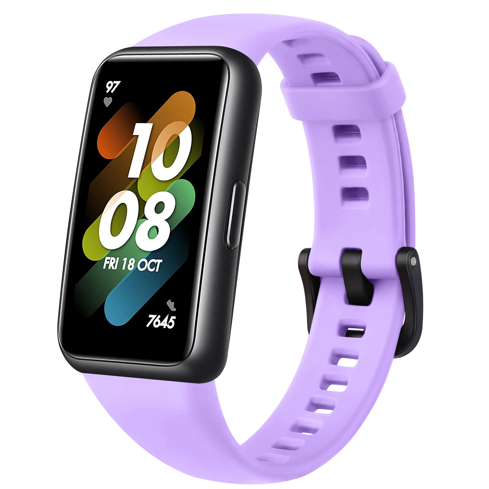 화웨이 밴드 7 용 소프트 실리콘 시계 밴드, 조절 가능한 시계 밴드, 팔찌, Correa 교체 