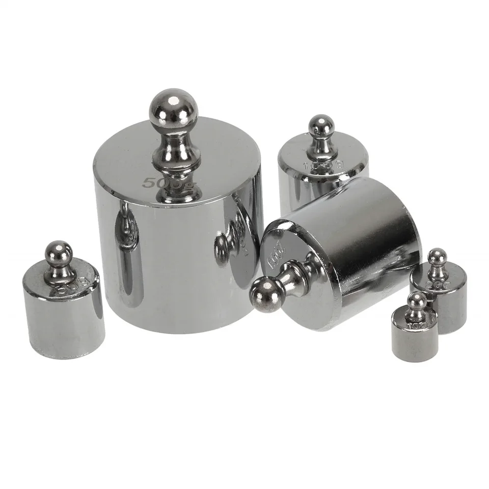 19 Pcs Calibration Weight Set 100g - 10mg With Tweezers