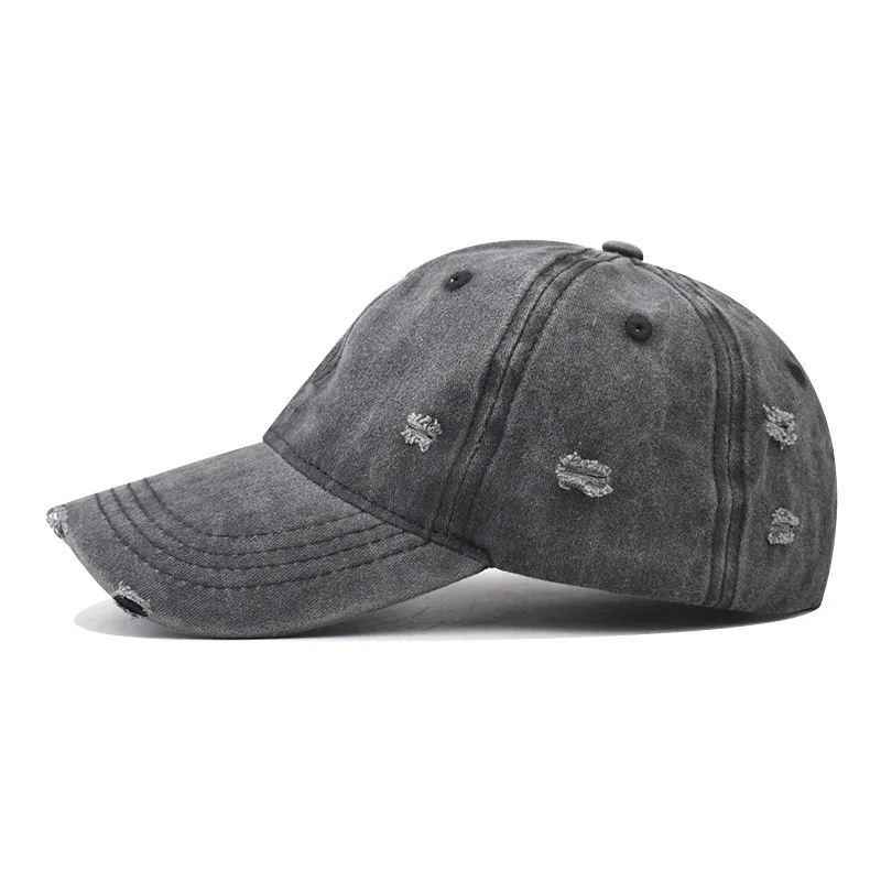 Distressed Baseball Cap Dad Hats for Men Women Vintage Washed Cotton Trucker Hat Adjustable Low Profile Unisex Style Headwear 3