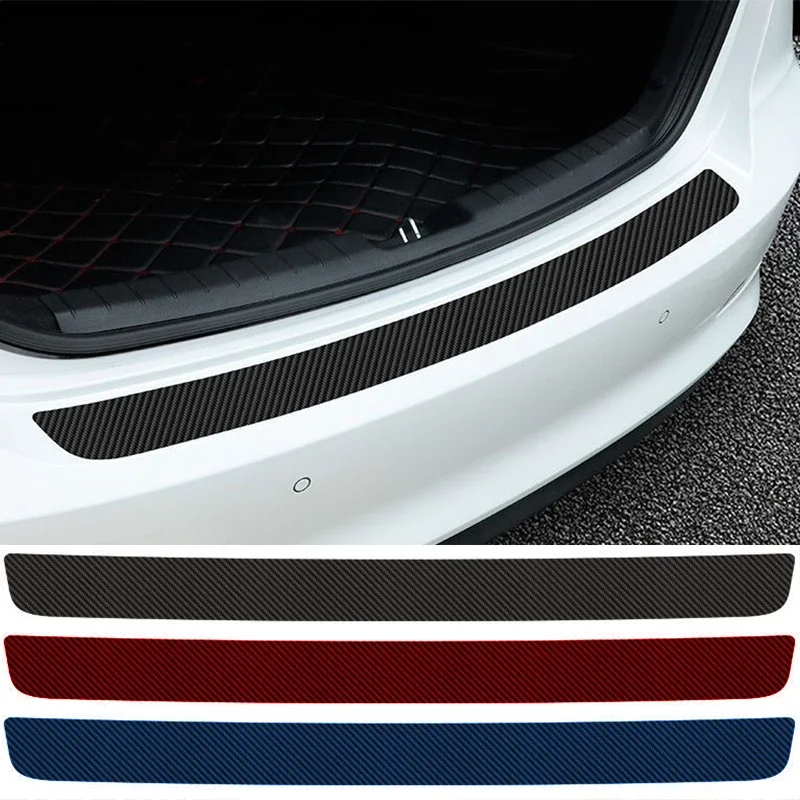 thumbnail image 2 of Honda HRV Rear Bumper Protector - Carbon Fiber Trunk Guard Sticker Anti-Scratch Film 2 of 9