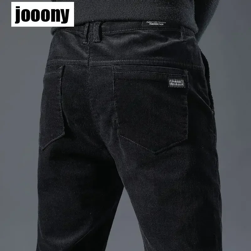 Corduroy Winter Fleece Warm Corduroy Pants Men Thick Casual Business Stretch Velvet Trousers men cotton pants