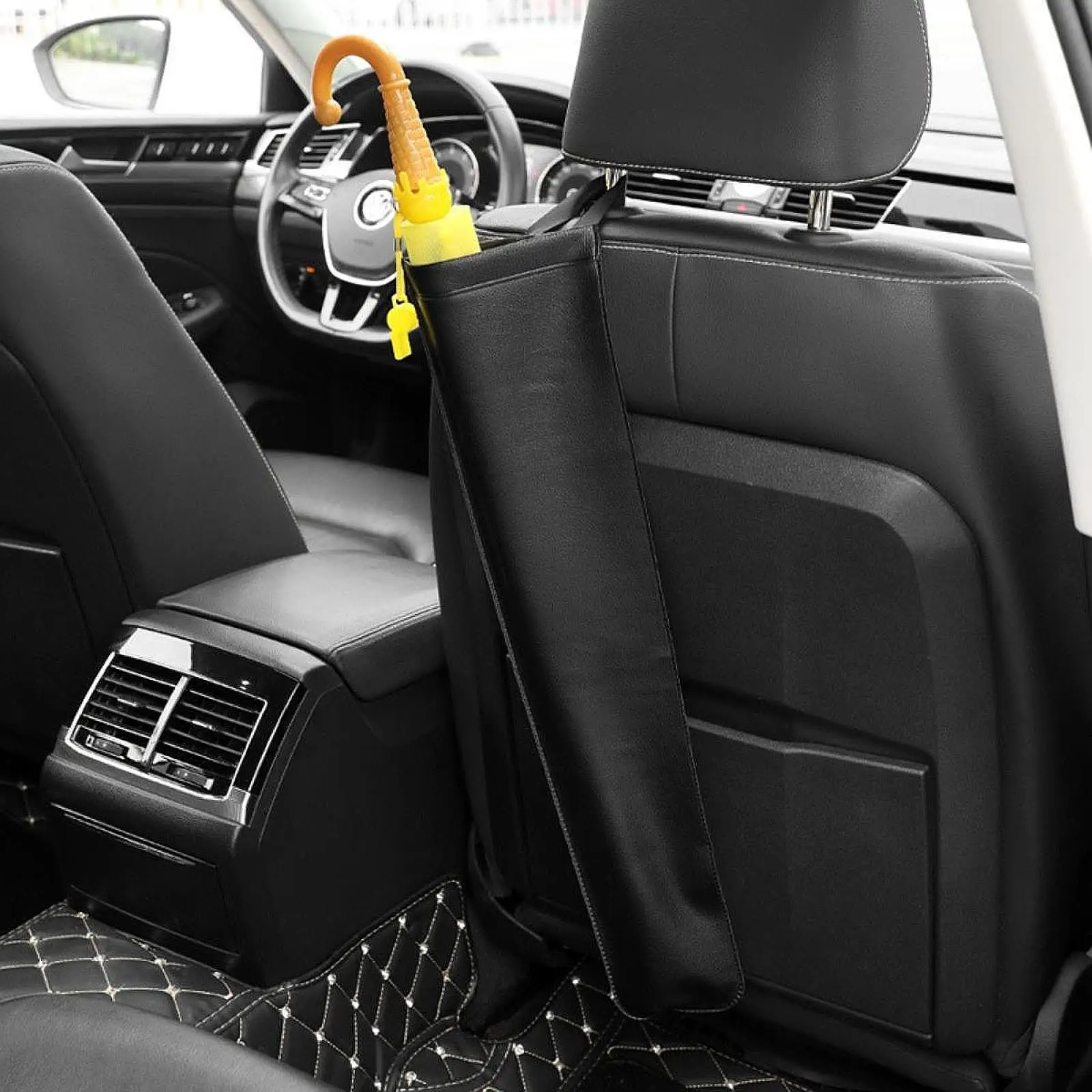 Car Umbrella Storage Bag Seat Back Organizer Multifunctional