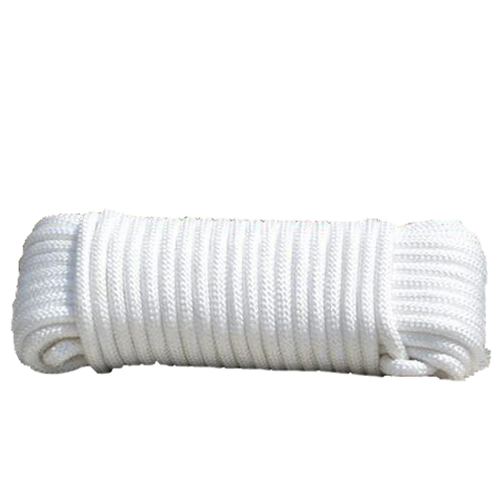 8mm Genişliğinde ve 10m Uzunluğunda Ev Tipi Halat, Tek Damarlı Katı, Açık Hava Kampı ve Yürüyüş İçin Uygundur