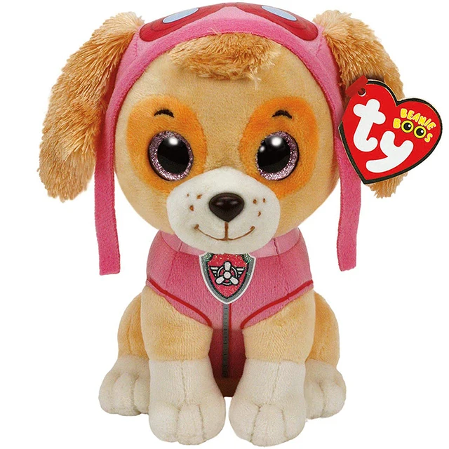 25cm Ty Paw Patrol Cute Dog Puppy Plush Toy Skye Rocky Tracker Marshall Verest Zuma Zhuan Decorate Pendant Doll Children's Gifts 6
