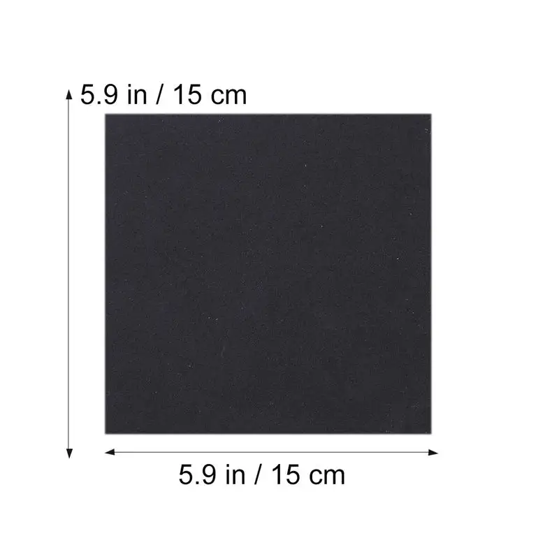 Custom Neoprene Foam Sheet CR Panel Fire-retardant Anti-UV Heat Insulation  Gasket Cushion 500mm x 2000mm 1mm - 50mm 2pcs Black