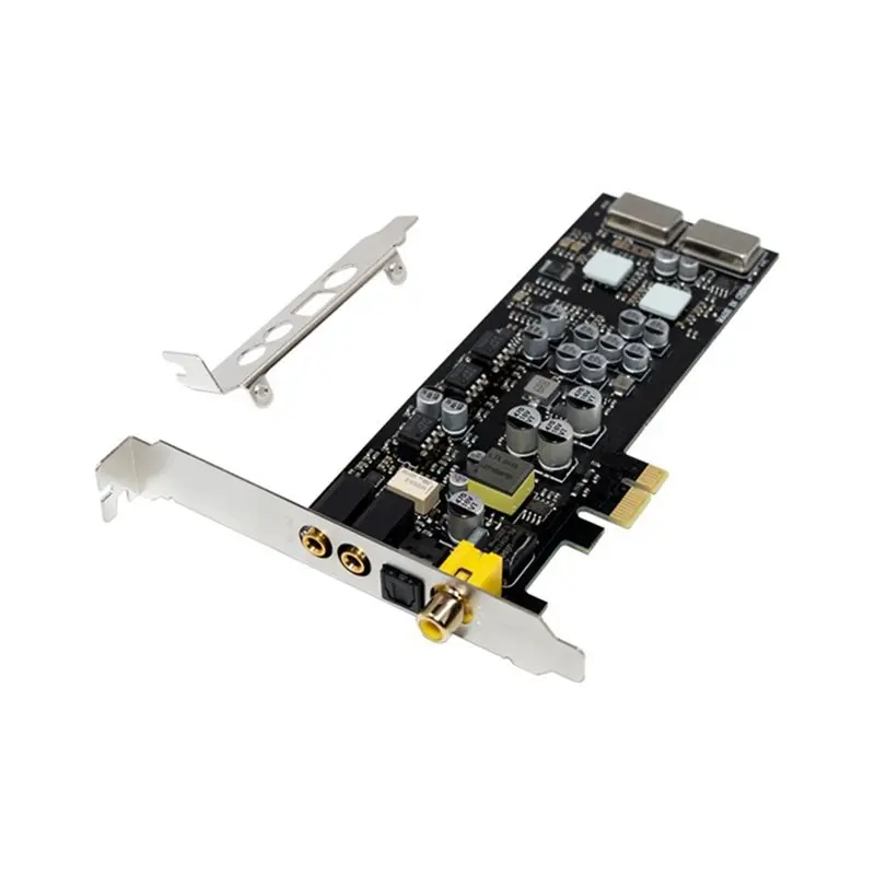 A13E-ST115 CM6635 2.1 채널 광섬유 동축 디지털 오디오 Hifi 사운드 카드 Pcie 드라이버 프리
