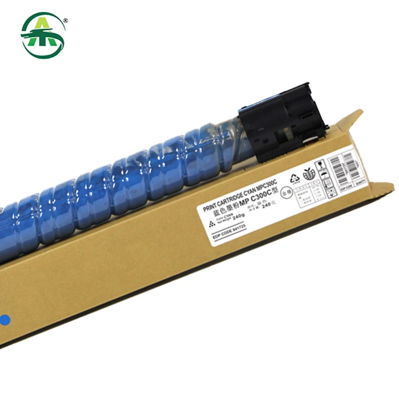 MP C300 Copier Toner Cartridge Compatible for RICOH Aficio MP C300 400 401 Copier Cartridges powder Supplies CMYK210g 4pcs/set