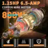 Router Tool, 6.5 Amp 1.25 HP Hand held Wood Router Tool, Compact Palm Trim Router for Woodworking 6 Variable Speeds Fixed 2