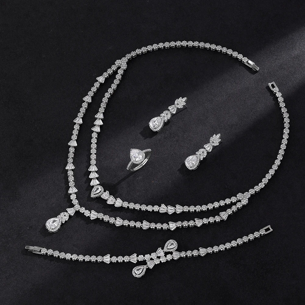 طقم دبل لاير دياموند الفاخر