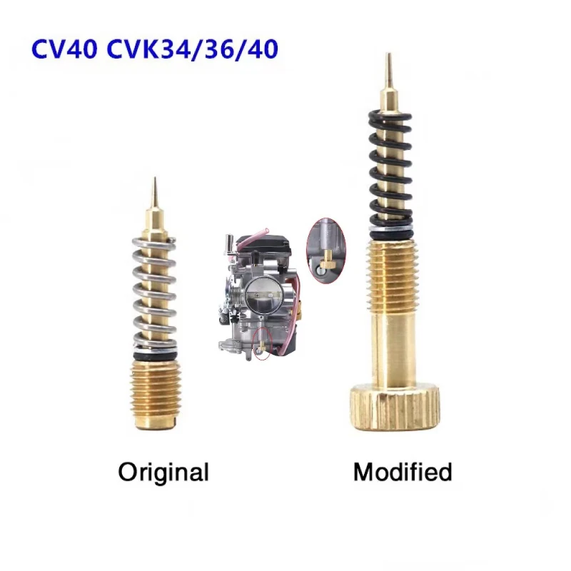 Аксессуары для модификации карбюратора мотоцикла для Harley Cv40 Keihin Cvk34 Cvk36 Cvk40 Cbr Карбюратор с регулировкой коэффициента воздушного топлива
