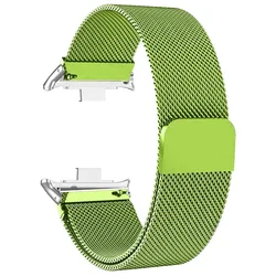 Elegant Milanese Loop Mesh Strap Bracelet for Smartwatch Accessories (Glass Green)