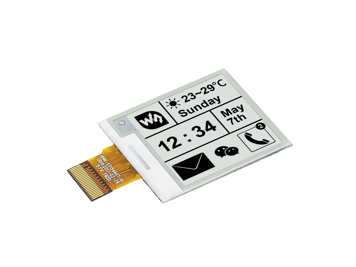 Display E-Ink 2.9" Bewinner - 296x128 Pixel, Per Raspberry Pi/Arduino, Interfaccia SPI - Foto 3