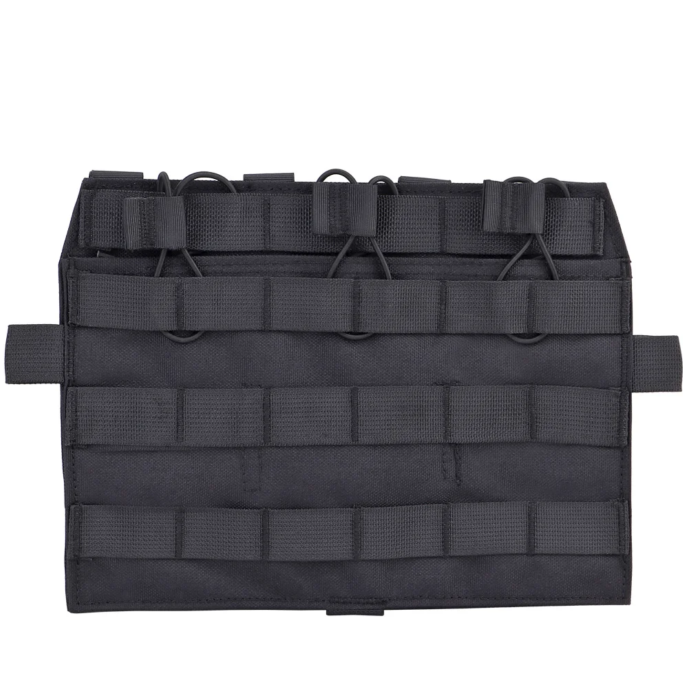 

Tactical Detatchable Front Plate Molle Panel For AVS JPC Vest M4 Magazine Pouch 5.56 Rifle Airsoft Hunting Accessories