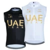 New Gold UAE Cycling Jersey Summer Windbreaker Men Bike Vest Maillot Ropa Ciclismo Pro Bicycl Tshirt Clothing 1