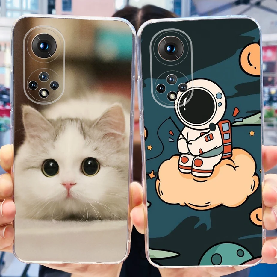 Clear Silicone Soft Slim Phone Case with Fashion Painted Design