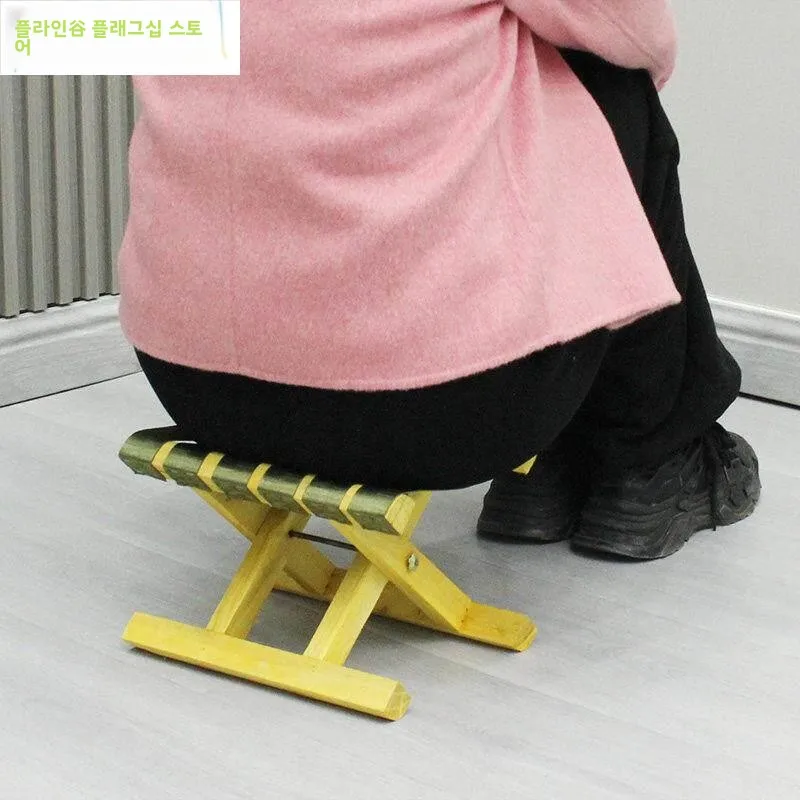 휴대용 단단한 나무 성인 야외 바베큐 의자 접이식 캠핑 여행 레저 가구 피크닉 벤치 강력한 의자 의자