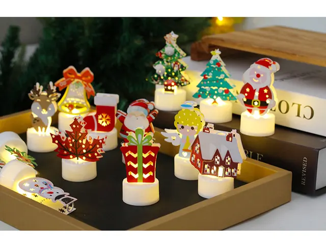 Bougies led sans fil sapin de Noël - décoration originale - InnovMania