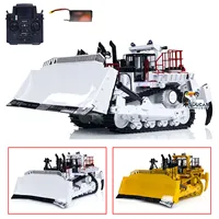 40KG 1/14 RC Metal Hydraulic Bulldozer D11T Remote Control Heavy Machine Radio Controlled Dozer Model Smoke Motor Battery PL18EV 1