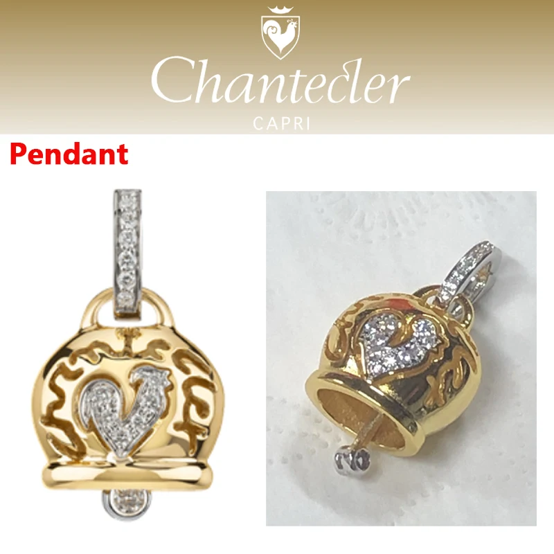 Chantecler Pendant Campanelle Gold  High quality wholesale
