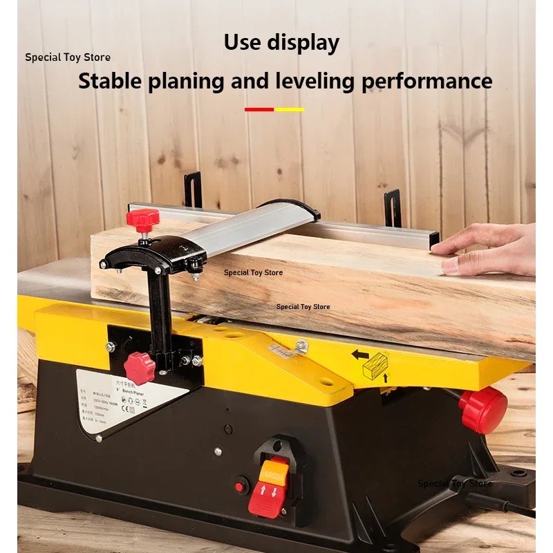 Multifunctional Electric Planer Woodworking Electric Planer Desktop Power Tools Small Household Power Tools  Wood Carving Center 4