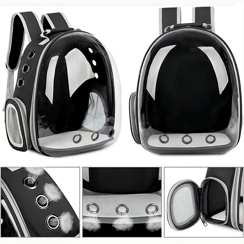 Pet Carrier Backpack Cat Backpack Portable panoramic Transparent Cat bag Lightweight breathable shoulder pet backpack pet carrier bag,pet carrier backpack,pet bag