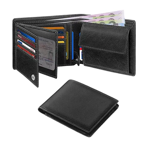 Wallets for Mens Muti-Functional RFID Blocking Slim Wallet with 15 Credit Card Holders - Image 7