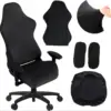 Gaming Chair Cover-Gaming Chair seat Cover 4pc/Set Gaming Chair Covers Stretchable with armrest Covers/Chair Back Covers/Chair s 4