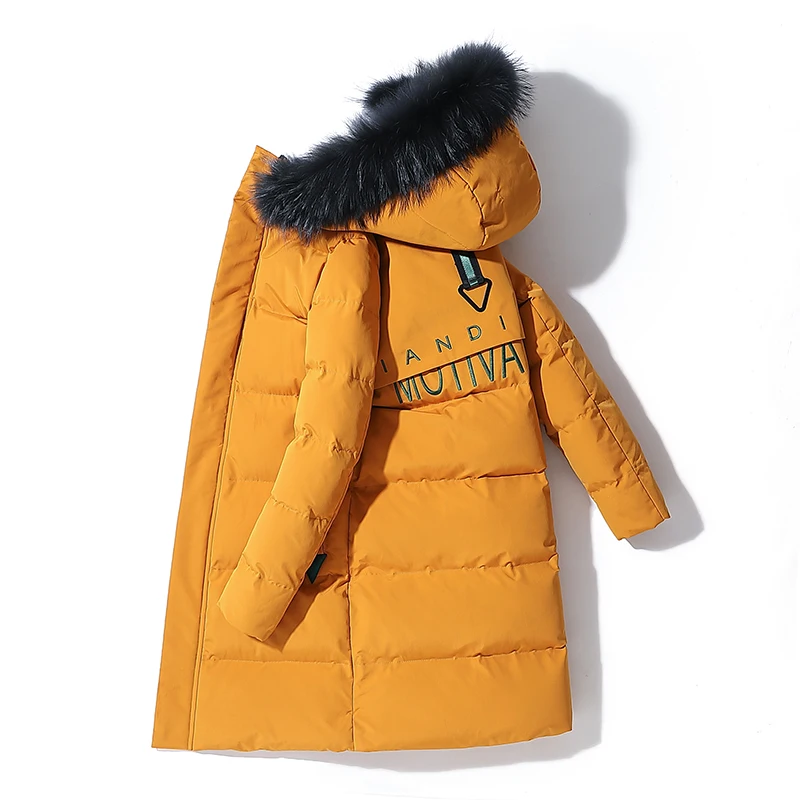 

Big Fur Collar Winter Men Hooded Long Parkas Casual Warm Thick Waterproof Coat Male Cotton Multi-pocket Jackets Outwear Size 4XL