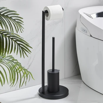 free standing toilet paper holder chrome